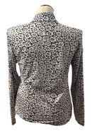San Soleil Women's White & Black Floral Long Sleeve Sun Shirt Size L MSP$100-2