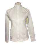 Adidas White Quilted Full Zip Jacket Size XS-1