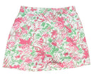 Pebble Beach Women's Pink & Green Patterned Golf Skort Size M-2