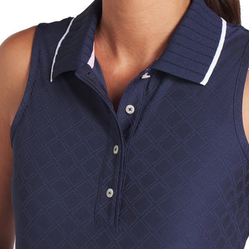 New Puma Women's X AP Jacquard Sleeveless Golf Polo MSP$75 - 0