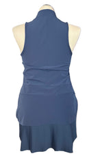 Adidas Navy Dress w/ Micro Pleat Hem Size L-2