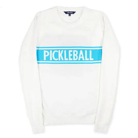 New Ame & Lulu White Pickleball Golf Sweater Size S MSP$132