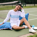 New Ame & Lulu White Pickleball Golf Sweater Size S MSP$132-2