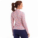 New EP NY Delicate Floral Print Polo - Orangina Multi Size XL-2