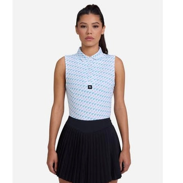 New Bad Birdie Women's White Pinseeker Golf Polo Size M MSP$78