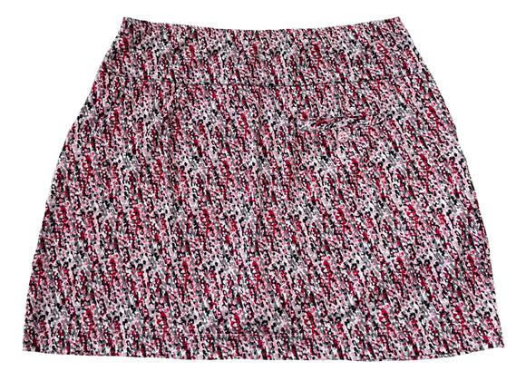 EP NY Women's Pink & Gray Print Golf Skort Size L