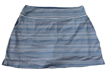 Puma Women's Blue, White & Pink Print Golf Skort Size L