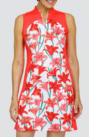 Tail Activewear Denia Sleeveless Golf Dress - Valencia Lillies Size M-1