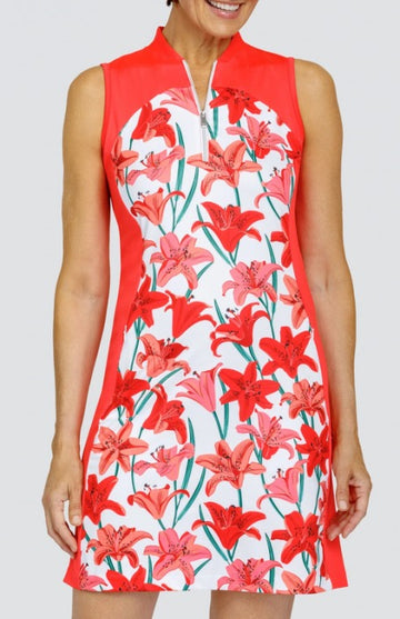 Tail Activewear Denia Sleeveless Golf Dress - Valencia Lillies Size M
