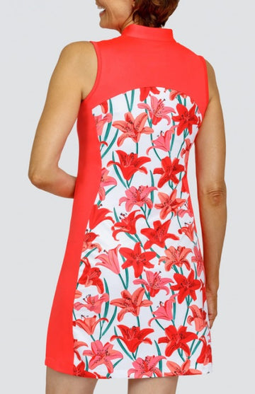 Tail Activewear Denia Sleeveless Golf Dress - Valencia Lillies Size M - 0