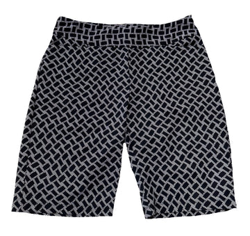 Tail White Label Women's Black & White Print Golf Shorts Size 12