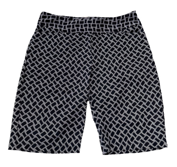Tail White Label Women's Black & White Print Golf Shorts Size 12