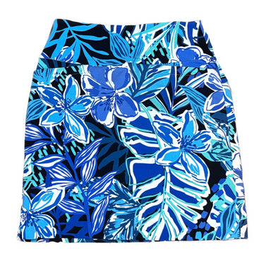Swing Control Women's Black & Blue Floral Golf Skort Size 0