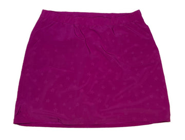Chicos by Zenergy Women's Magenta Star Print Golf Skort Size 2.5 (L)