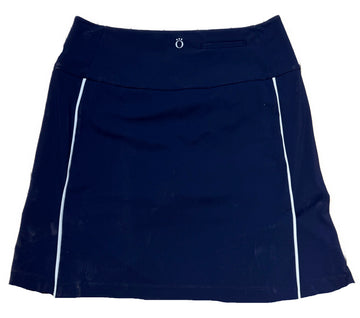 Kinona Navy Skort w/ White Side Stripe Size S - 0