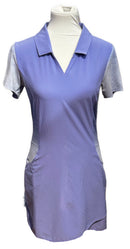 Adidas Golf Periwinkle Heather Polo Dress Size S-1