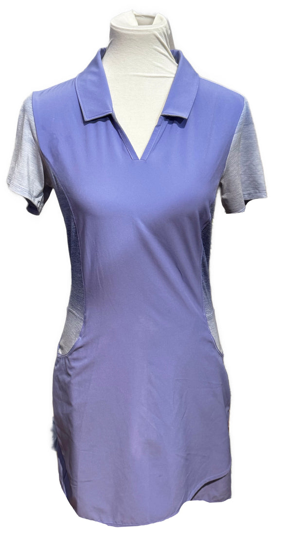 Adidas Golf Periwinkle Heather Polo Dress Size S