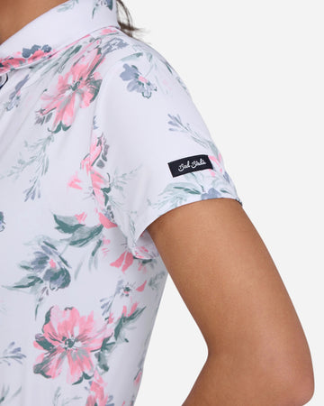 New Bad Birdie Women's Core Golf Polo - Spring Showers - 0