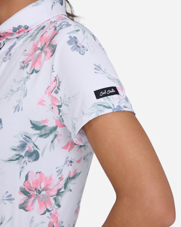 New Bad Birdie Women's Core Golf Polo - Spring Showers