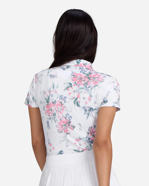 New Bad Birdie Women's Core Golf Polo - Spring Showers