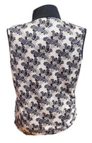 Monterey Club Women's Gray Floral Sleeveless Golf Top Size XXL-2