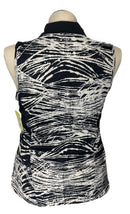 Slazenger Women's Black & White Print Sleeveless Golf Top Size L-2