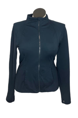 Yogalicious Women's Ultra Soft Evergreen Full-zip Jacket Size L