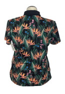 Bad Birdie Women's Black Birds of Paradise Short Sleeve Golf Polo Size XL MSP$78-2
