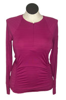 Athleta Women's Pink Heathered Pullover Size L MSP$69-1