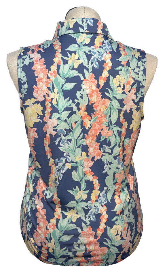 Bad Birdie Women's Lei'd Sleeveless Golf Top w/Logo Size XL