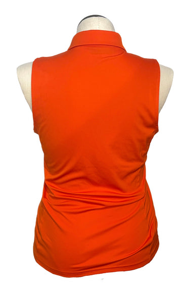 J.Lindeberg Women's Orange Sleeveless Golf Top Size XL - 0