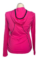 G/Fore Women's Bright Pink Hooded Pullover w/Logo Size L-2