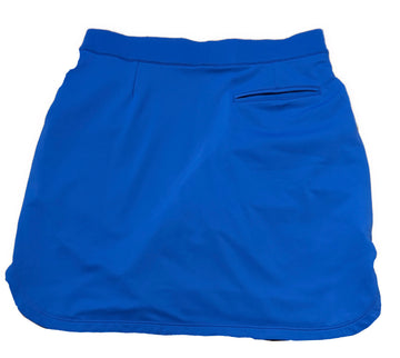 Peter Millar Women's Blue Pull-on Golf Skort Size L - 0