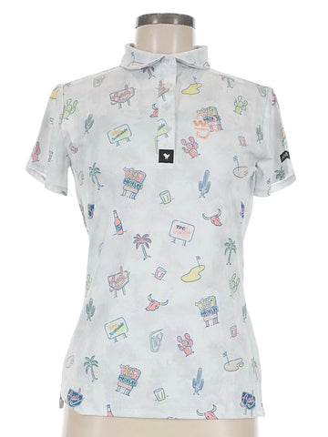 New Bad Birdie Women's Waste Management Open Themed Polo Size M MSP$101