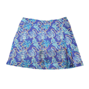 Lulu B Navy and Aqua Print Golf Skort Size L MSP$78-2