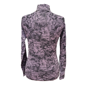 Athleta Purple Momentum Floral Pullover Size M - 0