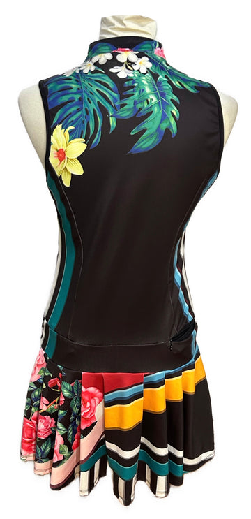 Lucky in Love Tropical Floral & Foliage Dress Size XS - 0