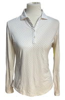 Footjoy Periwinkle Dot Pullover Sun Shirt Size S-1