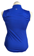 Tail Royal Blue Sleeveless 1/4 Zip Mock Golf Top Size M-2