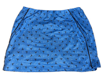 New Greg Norman Sailboat Skort - Cerulean Size L MSP$69