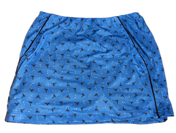 New Greg Norman Sailboat Skort - Cerulean Size L MSP$69