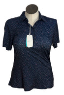 New Greg Norman Navy Cocktail Polo Size L MSP $75-1