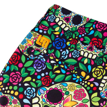 New Loudmouth Women's Bermuda Shorts - Mosaic Skulls MSP$78 - 0