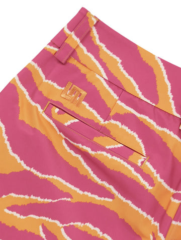 New Loudmouth Women's Bermuda Golf Shorts - Tarzan Orange Pink Size 10 MSP$78 - 0