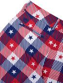 New Loudmouth Women's Bermuda Golf Shorts - Star Plaid Size 6 MSP$78-2