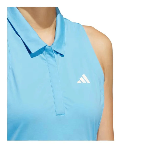 New Adidas Blue Sleeveless Pleated Golf DRess Size M MSP$120