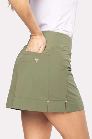 New Golftini Be An Athlete Skort (Long) - Olive - 0