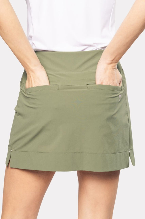 New Golftini Be An Athlete Skort (Long) - Olive