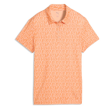 New Puma Women's Cloudspun Wavey Short Sleeve Golf Polo MSP$65