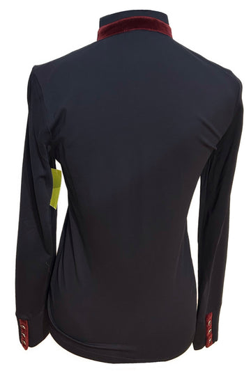 Golfino Navy Pullover w/ Red Velvet Collar Size 6 - 0